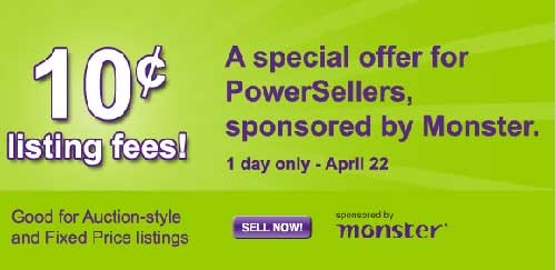 eBay Monster Ad.